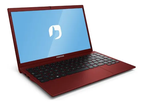 Notebook Positivo Motion Q4128CS vermelha Intel Atom x5 Z8350 4GB de RAM 128GB SSD Intel HD Graphics Cherry Trail 60 Hz 1366x768px FreeDOS Shell EFI Home