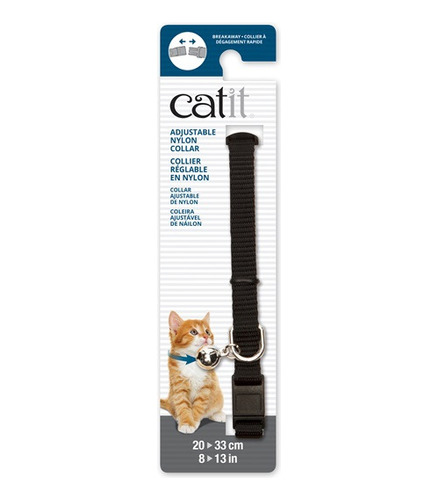 Catit Collar Breakaway Negro Para Gatos