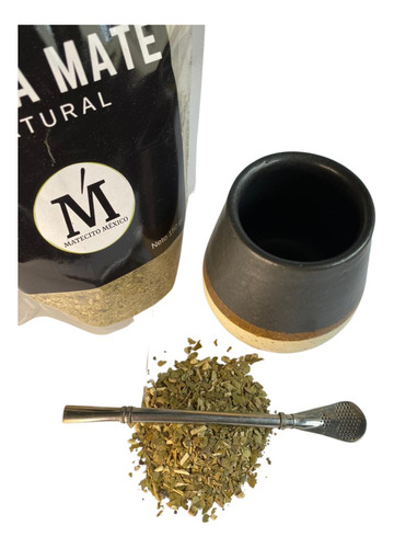 Imagen 4 de 5 de Kit De Mate Argentino Mate- Bombilla - Yerba Mate