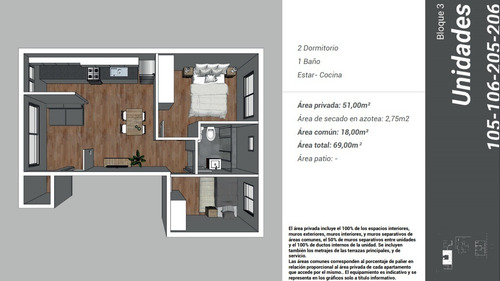 Imagen 5 de 15 de Spatium, Villa Colón, Torre 3, Unidad 206