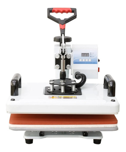 Imagem 1 de 4 de Prensa sublimadora Tander NMS801 branca e vermelhna 220V