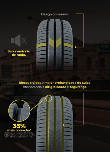 Kit 4 Pneu Delinte Aro 16 205/55r16 D1d1 94v Alta Ultra