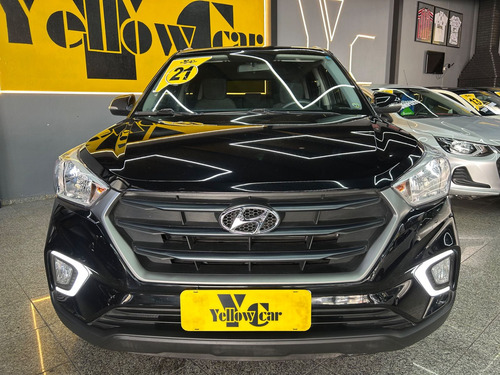 Hyundai Creta Action 1.6 Flex Automatico 2021 Completo Midia Rodas Top Linha