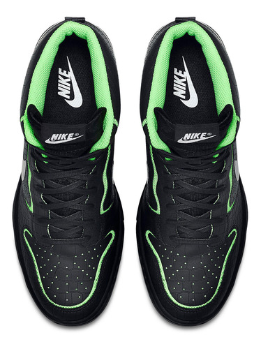Imagen 4 de 6 de Zapatillas Nike Dunk Sky High Black Volt 705488_001 `