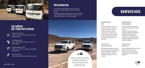 Alquiler De Vehículos Corporativo (renting Camionetas, Etc)