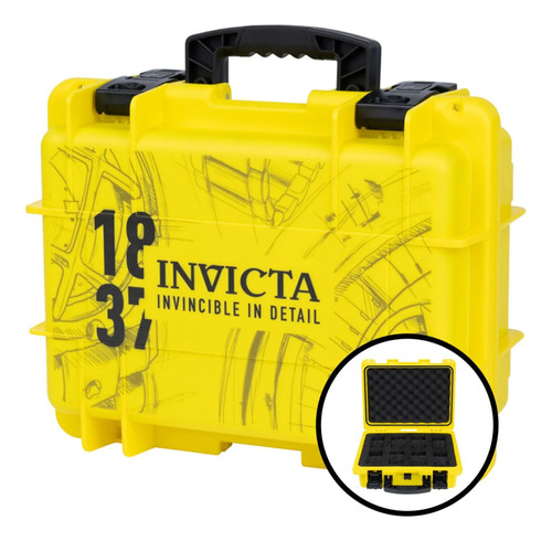 Estuche De Impacto Invicta / 8 Slot Skc Amarillo