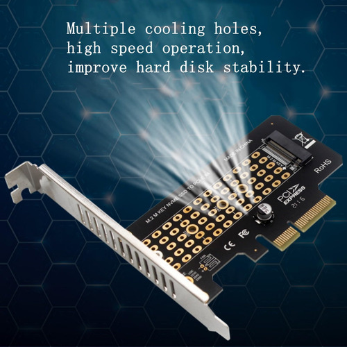 Adaptador Suckoo Pcie 4x A Nvme M-key M.2 Pcie 4.0 3.0 Ssd