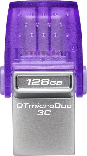 Memoria Usb-c/usb-a Kingston Dtmicroduo 128gb Usb 3.2 200mb