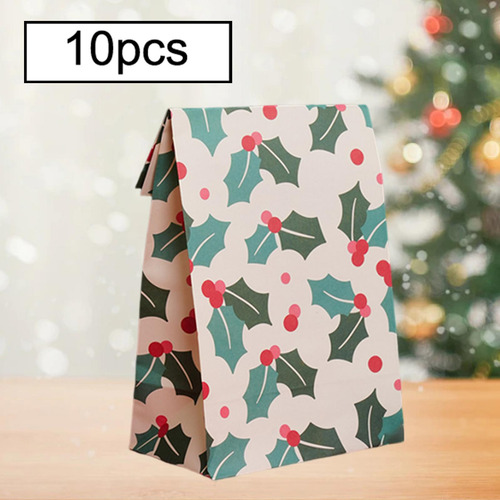 10 Bolsas Para Envolver Y Dulces, Bolsas De Verde Y