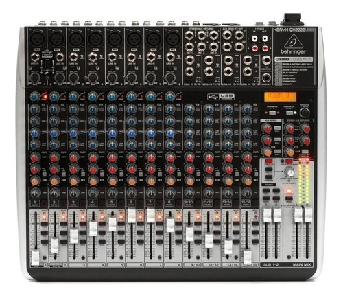 Console e efeitos USB Behringer Xenyx QX2222USB de 16 canais