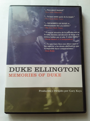 Duke Ellington Memories Of Duke - Dvd Original