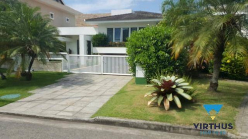 Imagem 7 de 15 de Casa Na Barra Da Tijuca, Condomínio Fechado 660m2 - Piscina - Cs1060