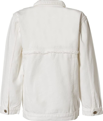 Desigual Chaq_clavel Chaqueta Vaquera Niña Blanca Talla 7/8