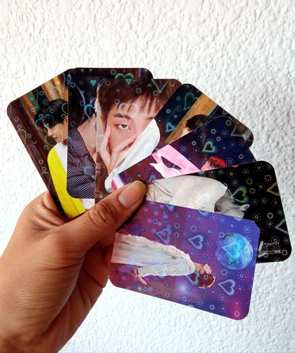 Photocards Holográficas Corazónes 38 Pza  Varios Grupos Kpop