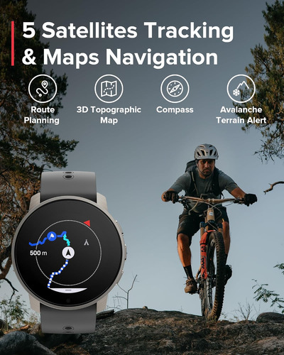 Reloj Deportivo Suunto Peak Pro Titanium, Color Slate