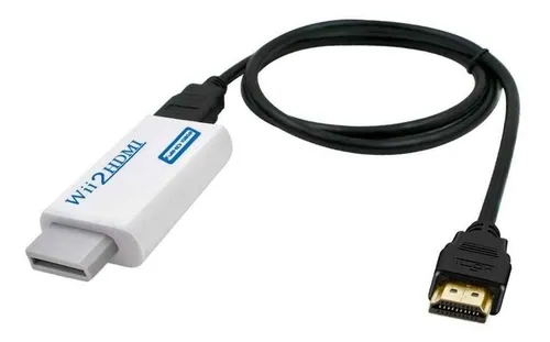 Adaptador HDMI Para Wii De Nintendo Salida De Audio 3.5 Mm. Wii