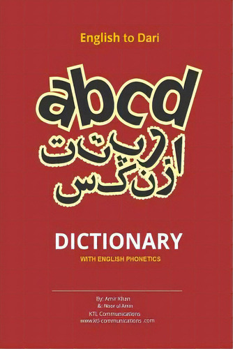 English To Dari Dictionary: English To Dari Dictionary With English Phonetics, De Amin, Noor Ul. Editorial Createspace, Tapa Blanda En Inglés