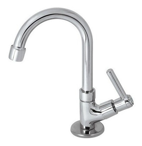 Torneira Lavatório Banheiro Bica Móvel Luxo 1/4v Metal Crom.