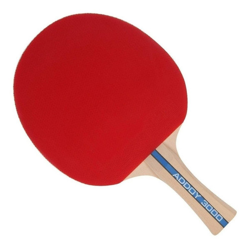 Raqueta de ping pong Butterfly Addoy 3000  negra y roja FL (Cóncavo)