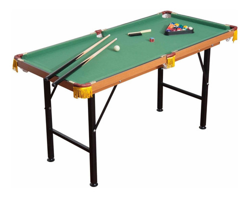 Mesa De Billar Plegable De 55 In Verde