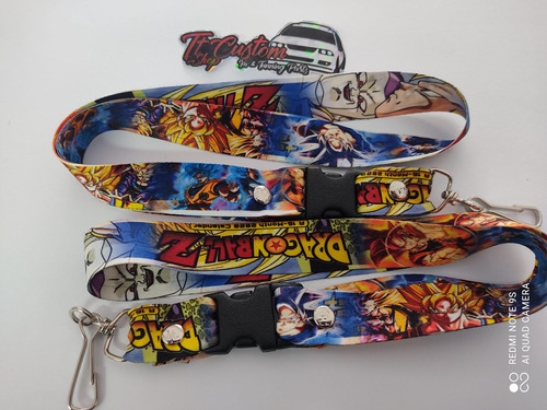 Cinta Porta Llaves Porta Gafete Dragon Ball Z Lanyards