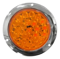 Comprar Stop Led Redondo Para Carro Proled Cromado 4 Pulgadas 24l