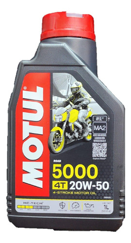 Aceite Motul 5000 20w-50 4t