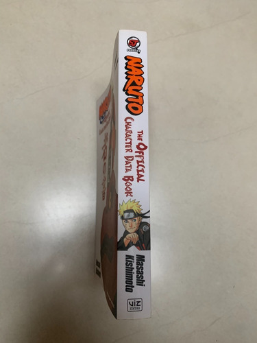 Naruto Shippuden Official Character Data Book Manga Sasuke (Usado)