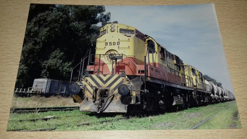 Ferrocarril Foto 15x10 Locomotora Alco Rsd16 8500 En Soldini