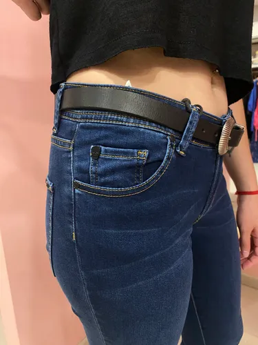Jean Oxford Rapsodia Mujer Adulto Denim Bajo New Haeven