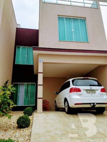 Imagem 1 de 30 de Sobrado, Semi Mobiliado, 03 Suítes, Terraço, Sacada, Churrasqueira, 02 Vagas De Garagem, Bairro Nova Esperança, Balneário Camboriú, Sc. - Ca00039 - 69819536