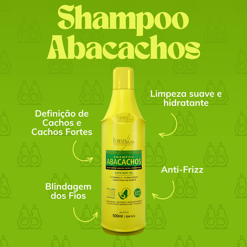 Shampoo Forever Liss Abacachos 500ml Original!
