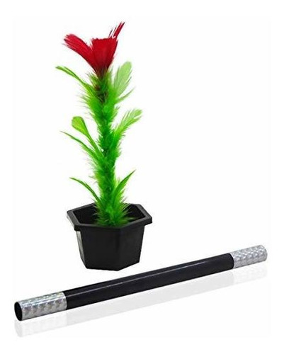 Magic Stick To Flower Easy Magic Trick Toys Show Perfor...