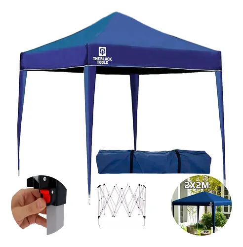 Tenda Gazebo Sanfonado Articulada Dobrável 2x2 Metros Para Praia ...