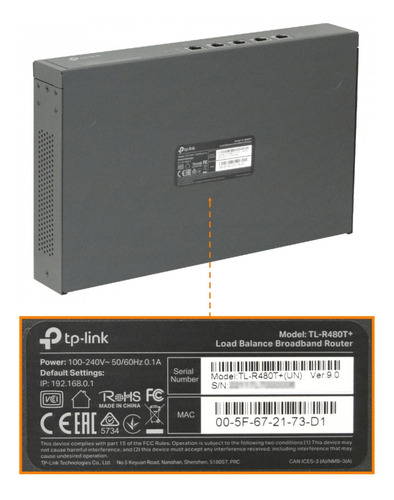 Enrutador Tp-link 3-wan/lan Clickbox