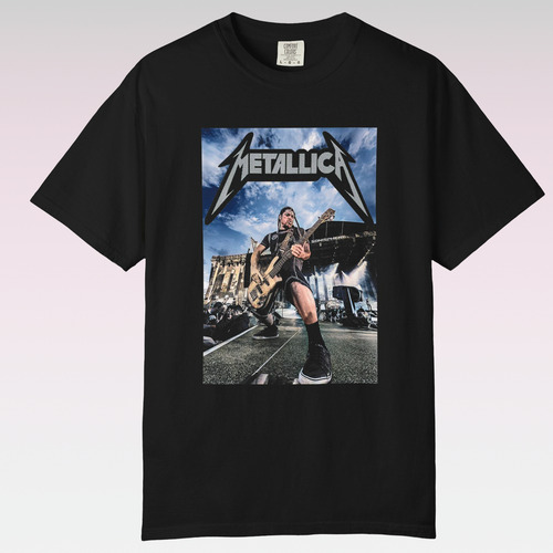 Remera Rock Metallica - Estilo Unisex - Algodón Peinado