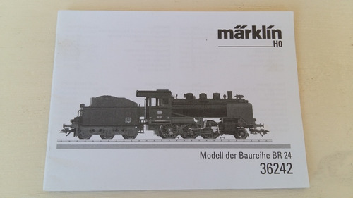 Manual Del Usuario Marklin Locomotora 36242 - Marklgh Al