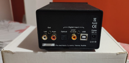 Dac Conversor Pro-ject Dac Box Ds -audiopatagonia- Negro