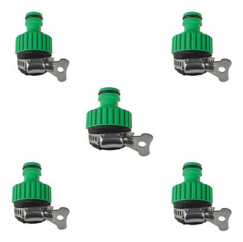 Union Conector Manguera Plastica  3/4 - 1/2 (pack 5) Hl024