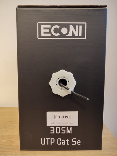 Cable Utp Cat 5e Exterior Negro Cca-305 Mts 1410/5e Innova