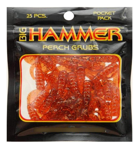Big Hammer Perch Grub Bait 1 3 4 Inch
