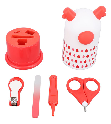 Kit De Aseo Para Bebés, Cortaúñas, Tijeras, Limas De Uñas