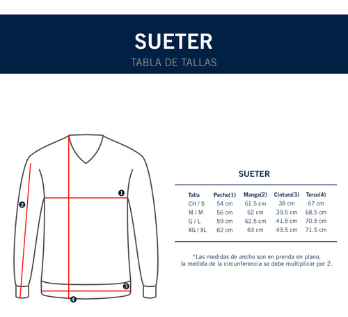 Suéter Scappino S + Active Algodón Para Hombre 0253