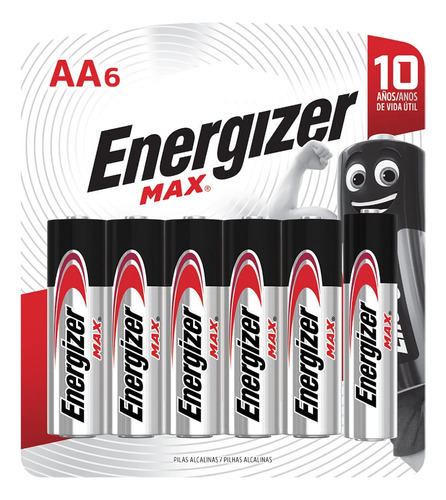 Pila Energizer Max Aa X 6und