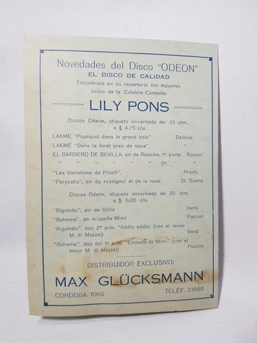 Imagen 5 de 8 de Antiguos Programas Teatro Colon Rosario 1931 Lote Mag 58660