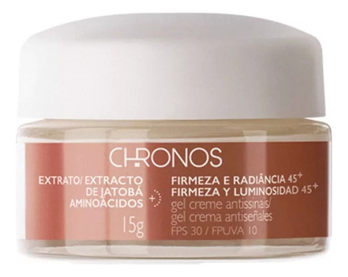 Crema Gel Antiseñales Natura Chronos  +45 Fps30 15 G