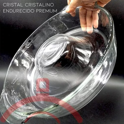 Refractario Molde De Vidrio Para Hornear Rosca Multiuso 1.8l