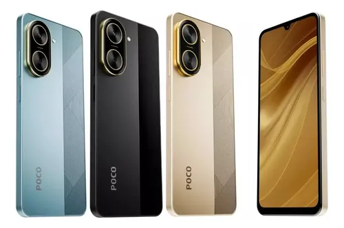 Celular Xiaomi Poco C71 Dual Sim 64gb Dourado 3+3gb Global | Frete