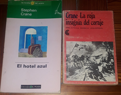 Lote X 2 Stephen Crane La Roja Insignia Del Coraje Y Otro