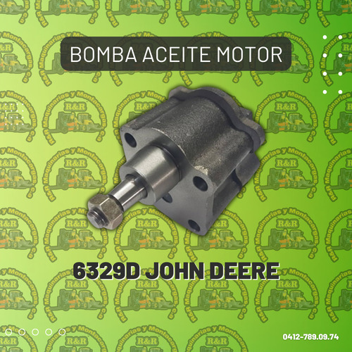 Bomba Aceite Motor 6329d John Deere